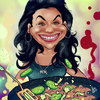 Cartoon: Rachel Ray (small) by putuebo tagged rachelray