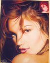 Cartoon: Cindy Crawford portrait pastel (small) by DEMMAN tagged cindy,crawford,portrait,pastel,kos,dimitris,emm