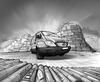 Cartoon: DB Vito (small) by Zoltan tagged daimler,benz,mercedes,vito,pakete,paketdienst,weitwinkel,gebogene,fluchtpunkte,sw,bildkomposition