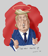 Cartoon: Trump (small) by Zoltan tagged trump,pope
