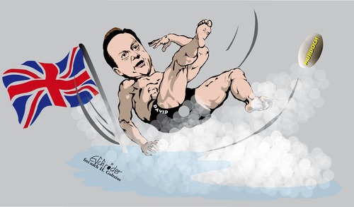 Cartoon: Ein klarer Fall (medium) by ESchröder tagged cameron,murdoch,presse,medien,medienkonzern,newscorp,newsoftheworld,abhöraktion,scotland,yard,london,boulevardpresse,james,police,rücktritt