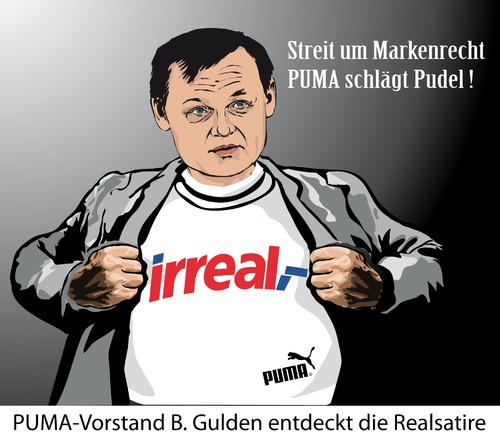 Cartoon: Puma Markenrecht (medium) by ESchröder tagged puma,markenrecht,pudel,tshirt,logo,bgh,bundesgerichtshof,urteil,parodie,eigentumsrecht,vorstandsvorsitzender,björn,gulden,realkauf,konzernkommerz