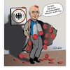 Cartoon: BND - Der offene Geheimnisträge (small) by ESchröder tagged bnd,nsa,skandal,geheimdienst,spionage,schindler,untersuchungsausschusskanzlerin,angela,maerkel,koalitionspartner,gabriel,opposition,selektoren,usa,deutsche,gesetze,kontrolle,veröffentlichung