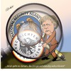 Cartoon: BND  NSA  Kanzlerin (small) by ESchröder tagged bundeskanzlerin,angela,merkel,bnd,nsa,usa,deutschland,spionageskandal,bundeskanzleramt,bundesregierung,aushorchen,informieren,defizite,lupe,aufklärung