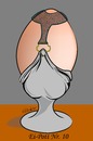 Cartoon: Ei Pott Nr 10 (small) by ESchröder tagged ipod,ei,egg,eierbecher,ostern,easter,erotik,strumpfhalter,dessous