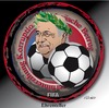 Cartoon: FIFA Ehrenteller (small) by ESchröder tagged sepp,blatter,fifa,korruption,wiederwahl,geldwäsche