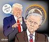 Cartoon: Jeff Sessions Donald Trump (small) by ESchröder tagged donald,trump,usa,president,wahlen,america,first,jeff,sessions,department,of,justice,russland,botschafter,wahlkampf,beeinflussung,washington,post,untersuchung,nancy,pelosi,rücktrittforderung,geheimdienst