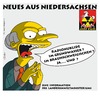 Cartoon: Neues aus Niedersachsen (small) by ESchröder tagged atom atommüll asse asse2 cäsium137 endlager niedersachsen umweltminister entsorgung atomfässer deponie atommüllkippe endlagerstätte