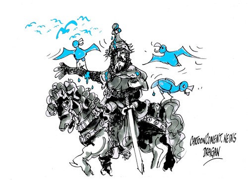 Cartoon: 9 d Octubre (medium) by Dragan tagged octubre,comunidad,valenciana,politics,cartoon