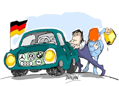 Cartoon: Alemania-energia barata (medium) by Dragan tagged alemania