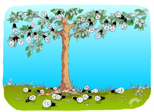 Cartoon: arbol 2 (medium) by Dragan tagged arbol