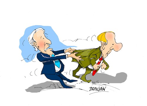 Cartoon: Biden-Putin-retirada (medium) by Dragan tagged biden,putin,retirada,ucraina