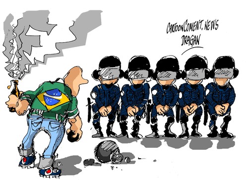 Cartoon: Brasil-Copa del Mundo-tiro libre (medium) by Dragan tagged brasil,copa,del,mundo,fudbol,tiro,libre,deporte,cartoon