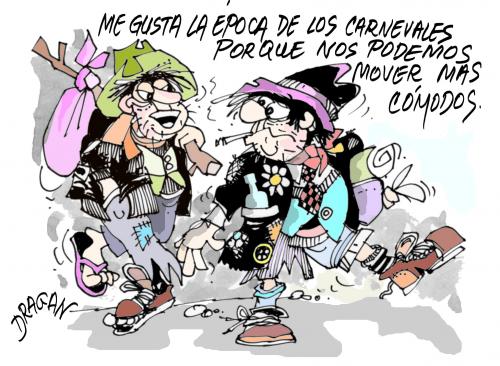 Cartoon: carneval (medium) by Dragan tagged carneval