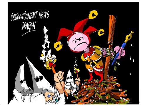 Cartoon: El Jueves-censura (medium) by Dragan tagged el,jueves,censura,revista,jumor,grafico,espana,polityics,cartoon