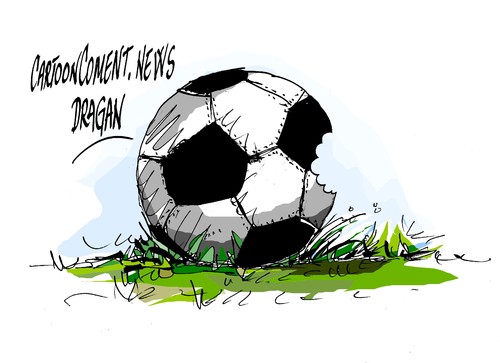 Cartoon: FIFA-show (medium) by Dragan tagged fifa,show,luis,suarez,mundial,copa,cartoon