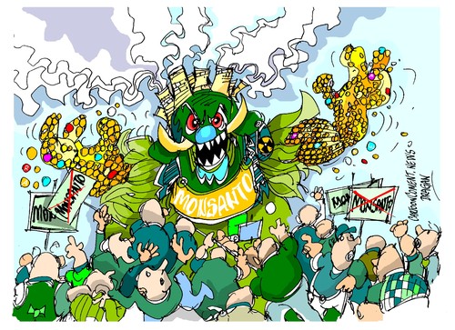 Cartoon: Monsanto-2016 (medium) by Dragan tagged monsanto