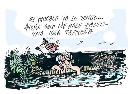 Cartoon: naufragio (medium) by Dragan tagged naufragio