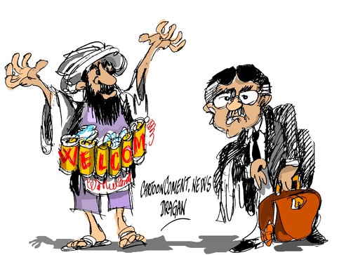 Cartoon: Pervez Musharraf-regreso (medium) by Dragan tagged pervez,musharraf,pakistan,taliban,ttp,dawn,politics,cartoon
