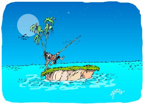 Cartoon: salto (medium) by Dragan tagged salto