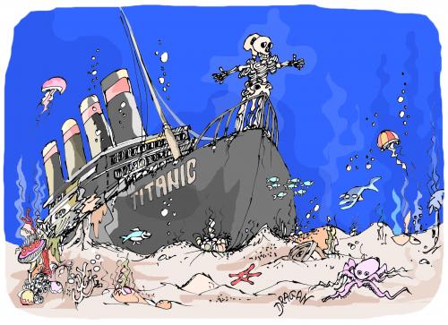 Titanic By Dragan | Love Cartoon | TOONPOOL
