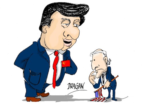 Cartoon: Xi Jinping-G 20-Bali (medium) by Dragan tagged xi,jinping,china,20,bali