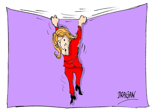 Cartoon: Yolanda-desaparecida (medium) by Dragan tagged yolanda,diaz,psoe