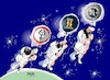 Cartoon: 19 de Enero de 1965-Gemini 2 (small) by Dragan tagged gemini,apolo,mercury