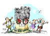 Cartoon: 24 de enero de 1977-Atocha (small) by Dragan tagged madrid,atocha