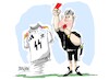 Cartoon: Adidas-numero 44 (small) by Dragan tagged adidas