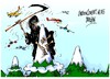 Cartoon: Alpes-accidente (small) by Dragan tagged alpes,accidente,airbus,a320,germanwings,cartoon