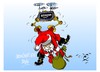 Cartoon: Amazon- papa drones (small) by Dragan tagged amazon,papa,noel,drones,negocio,cartoon