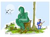 Cartoon: Amazonia peruana (small) by Dragan tagged amazonia,peru