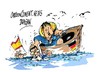 Cartoon: Angela Merkel-Mariano Rajoy (small) by Dragan tagged angela,merkel,mariano,rajoy,alemania,espana,reformas,cricis,rescate,politics,cartoon