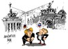 Cartoon: Angela Merkel-Vladimir Putin (small) by Dragan tagged angela,merkel,vladimir,putin,alemania,rusia,san,petersburgo,eremitage,politics,cartoon