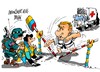 Cartoon: ayuda humanitaria -Putin (small) by Dragan tagged ayuda,humanitaria,rusia,ukraina,cruz,roya,vladimir,putin,politics,cartoon