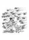 Cartoon: bar code 10 (small) by Dragan tagged bar,code