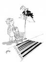 Cartoon: bar code 2 (small) by Dragan tagged bar,code