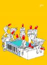 Cartoon: bar code 3 (small) by Dragan tagged bar,code