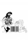 Cartoon: bar code 6 (small) by Dragan tagged bar,code