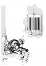 Cartoon: bar code 7 (small) by Dragan tagged bar,code