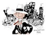 Cartoon: Barack Obama-Chicago (small) by Dragan tagged obama,barack