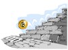 Cartoon: bitcoin-desplome (small) by Dragan tagged bitcoin,criptomonedas