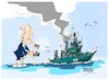 Cartoon: buque insignia MOSKVA (small) by Dragan tagged buque,insignia,moskva