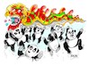 Cartoon: China- COVID-19 (small) by Dragan tagged china,covid,19