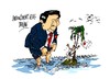 Cartoon: China-Japon-Senkaku-Diaoyu (small) by Dragan tagged china,japon,senkaku,diaoyu,tokio,pekin,conflicto,diplomatico,politics,cartoon