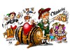 Cartoon: Comienza el Oktoberfest (small) by Dragan tagged oktoberfest,munich,alemania,cerveza,cartoon