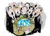 Cartoon: CRISIS-G-20 (small) by Dragan tagged crisis,economica,mundial,g20,politics