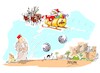 Cartoon: Croacia 2-Marruecos 1 (small) by Dragan tagged croacia marruecos fudbol qatar