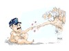 Cartoon: Daniel Ortega-senal (small) by Dragan tagged daniel,ortega,coronavirus
